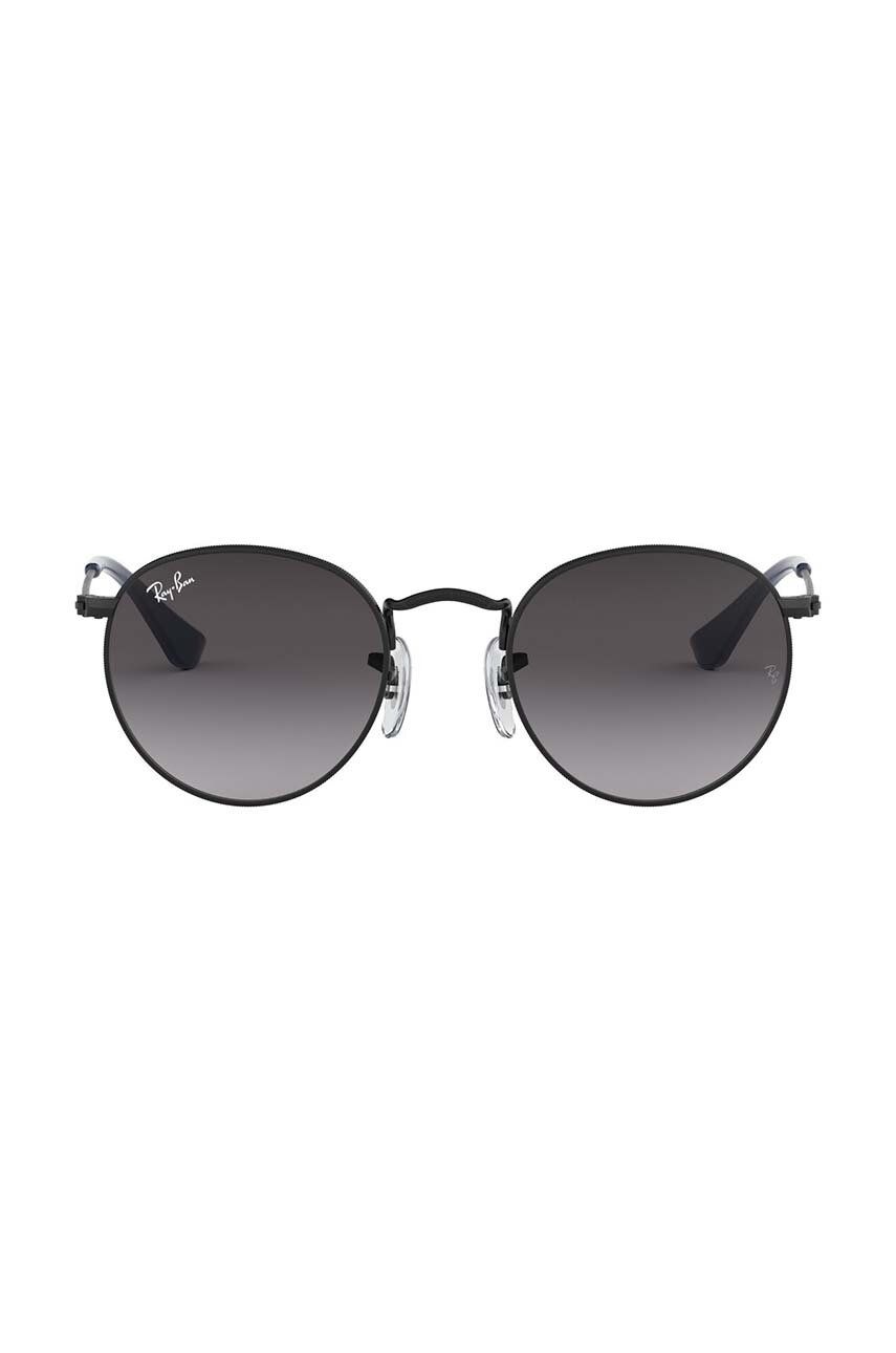 Ray-Ban ochelari de soare copii Round Kids culoarea negru, 0RJ9547S