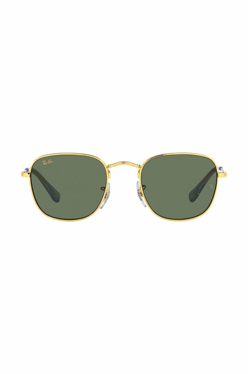 Dětské sluneční brýle Ray-Ban Frank Kids zelená barva, 0RJ9557S - zelená -  Kov