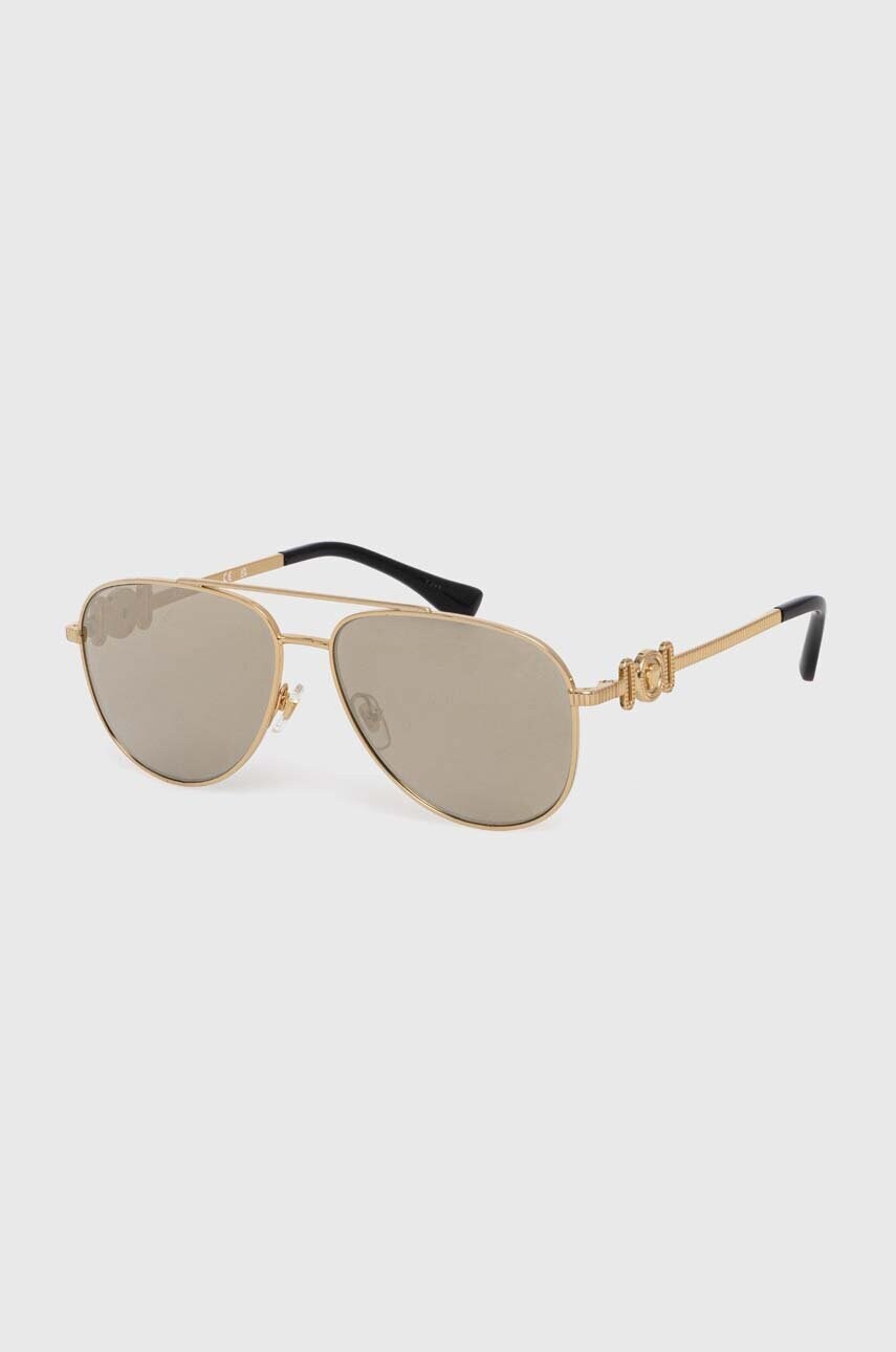 Versace ochelari de soare copii culoarea auriu, 0VK2002