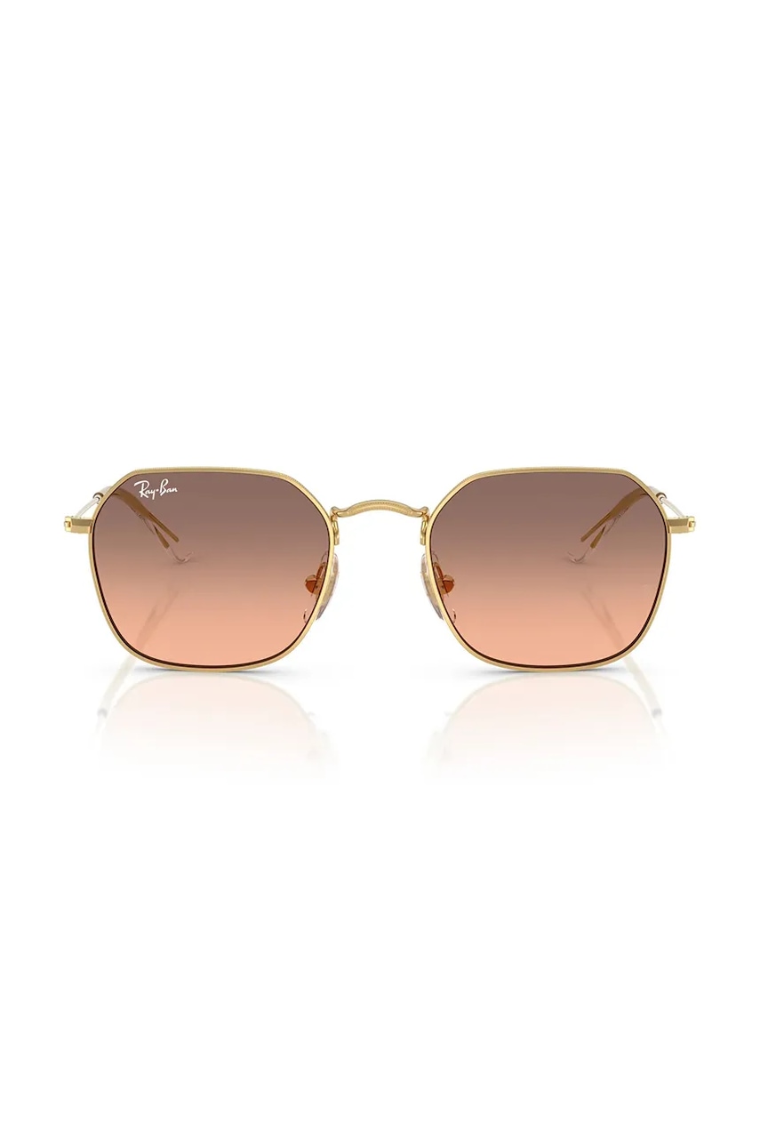 Детские солнцезащитные очки Ray-Ban цвет бежевый 0RJ9594S Детские солнцезащитные очки Ray-Ban цвет бежевый 0RJ9594S