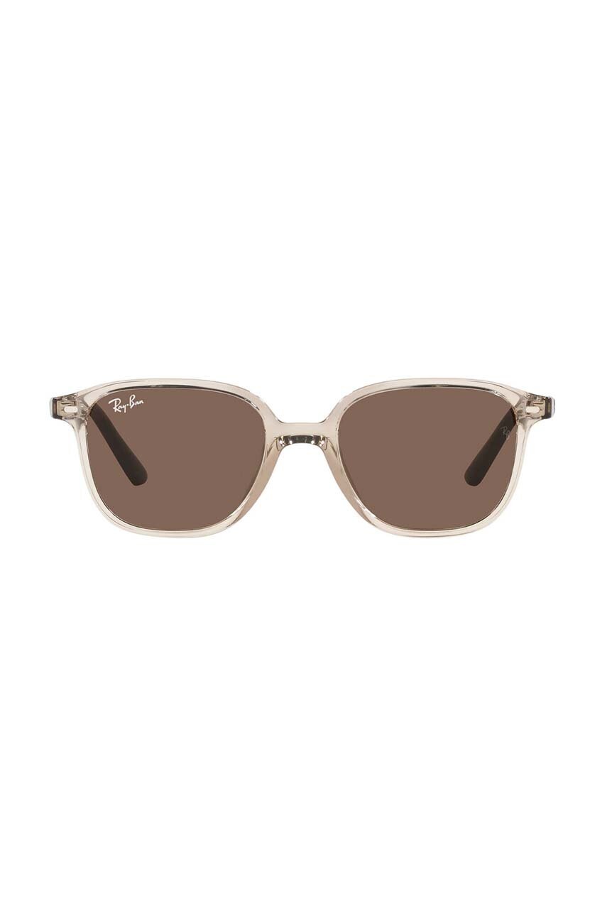 Детские солнцезащитные очки Ray-Ban LEONARD цвет коричневый 0RJ9093S