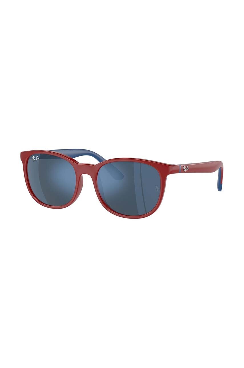 Ray-Ban ochelari de soare copii culoarea bordo, 0RJ9079S