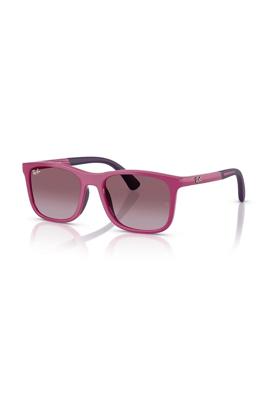 Ray-Ban ochelari de soare copii culoarea violet, 0RJ9084S