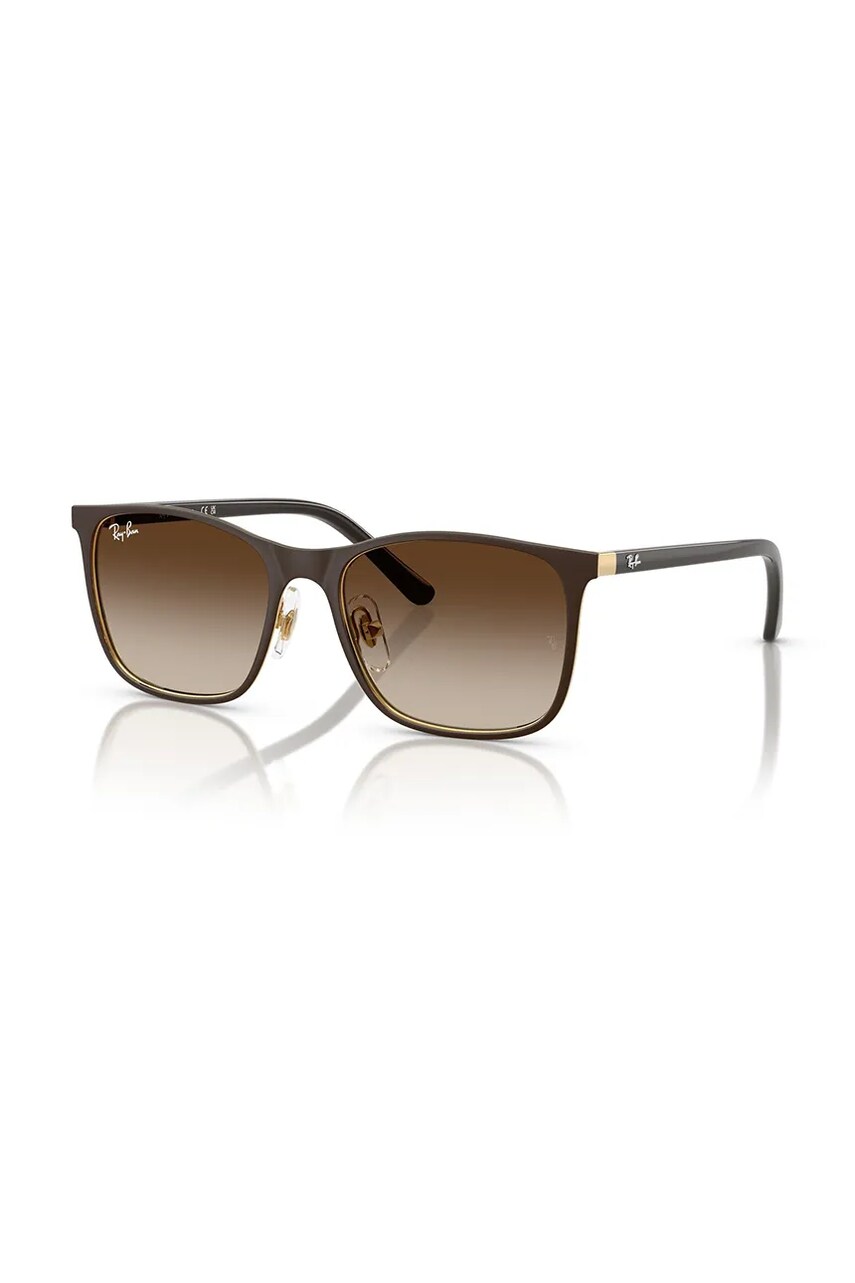 Levně Dětské sluneční brýle Ray-Ban hnědá barva, 0RJ9551S
