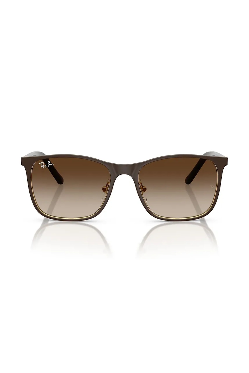 Детские солнцезащитные очки Ray-Ban цвет коричневый 0RJ9551S Детские солнцезащитные очки Ray-Ban цвет коричневый 0RJ9551S