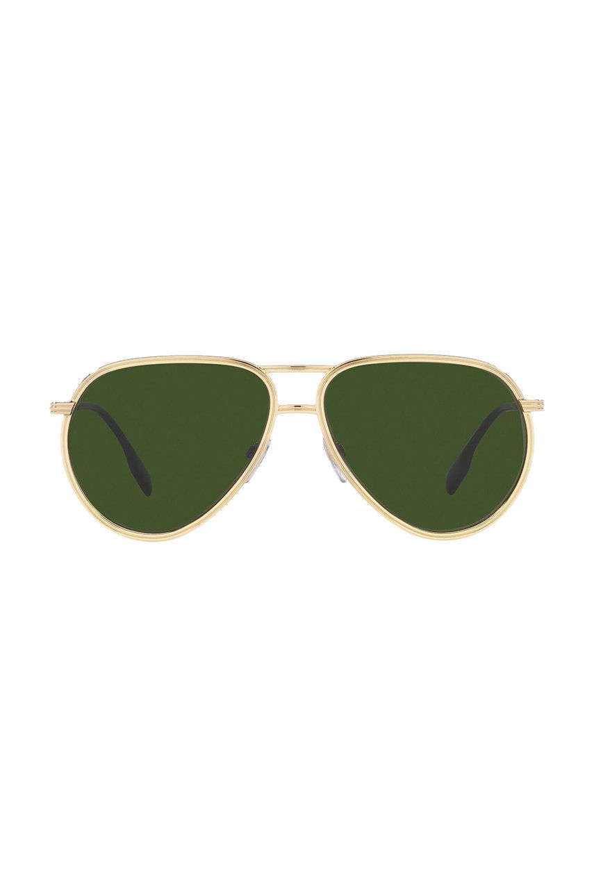 Burberry okulary przeciwsłoneczne męskie kolor złoty