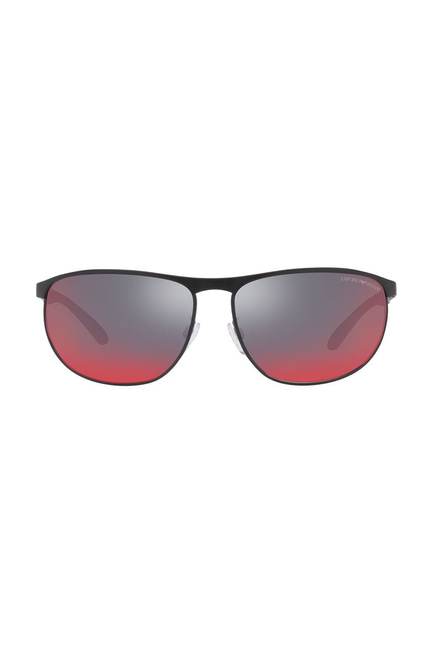 Emporio Armani ochelari de soare barbati, culoarea negru Accesorii imagine noua
