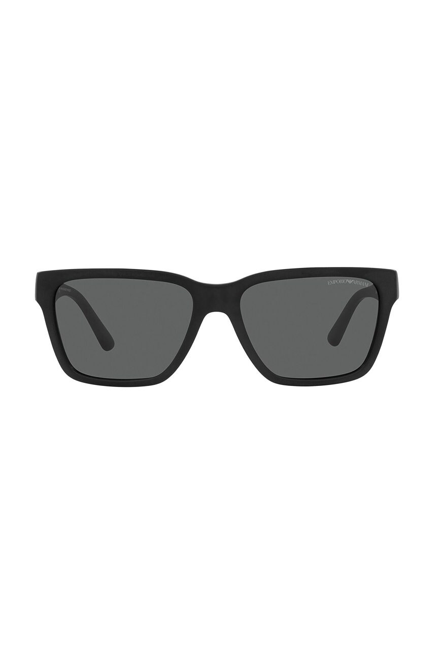 Emporio Armani ochelari de soare barbati, culoarea negru Accesorii imagine promotii 2022