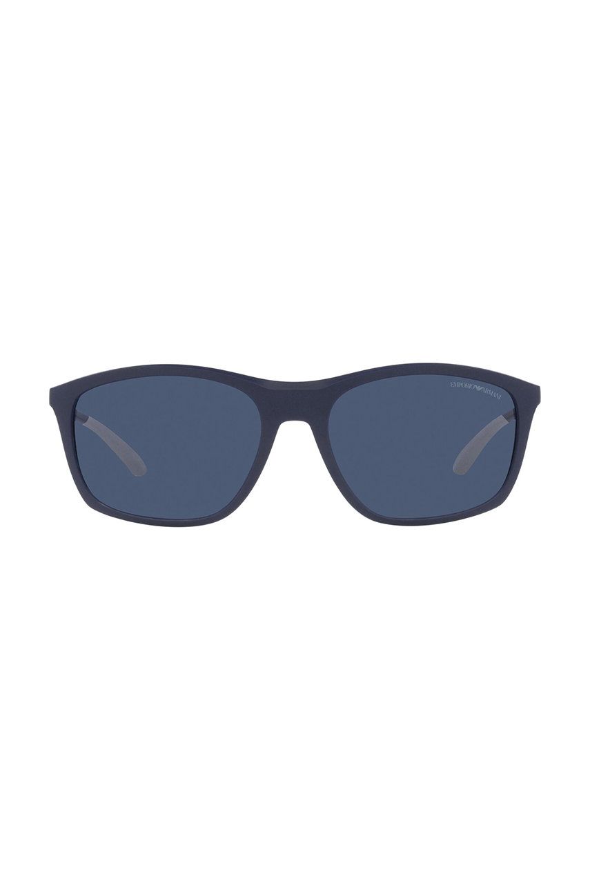 E-shop Sluneční brýle Emporio Armani pánské, tmavomodrá barva