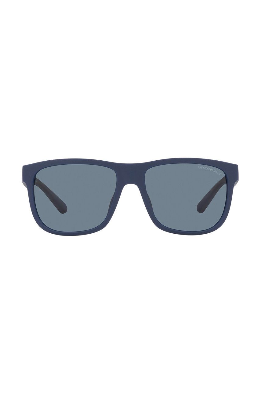 Emporio Armani ochelari de soare barbati, culoarea albastru marin Accesorii imagine noua