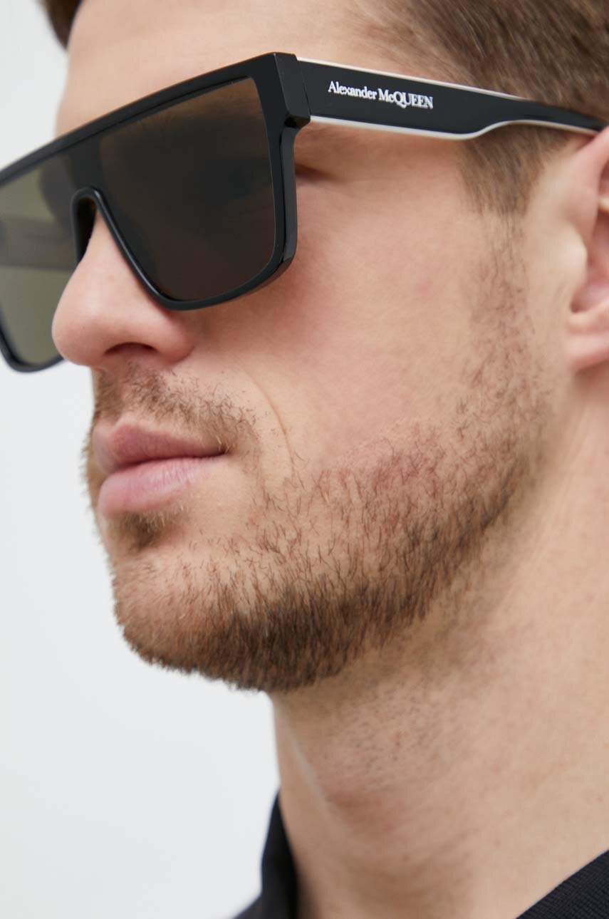 

Сонцезахисні окуляри Alexander McQueen AM0354S чоловічі колір чорний