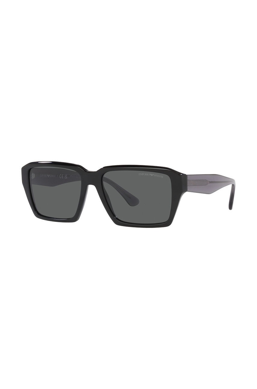 Emporio Armani Ochelari De Soare Barbati, Culoarea Negru