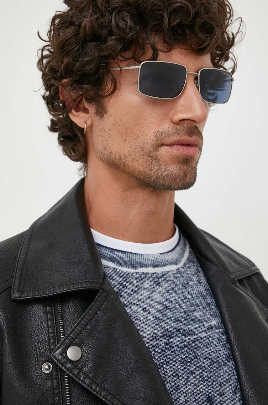 

Солнцезащитные очки Armani Exchange мужские цвет синий