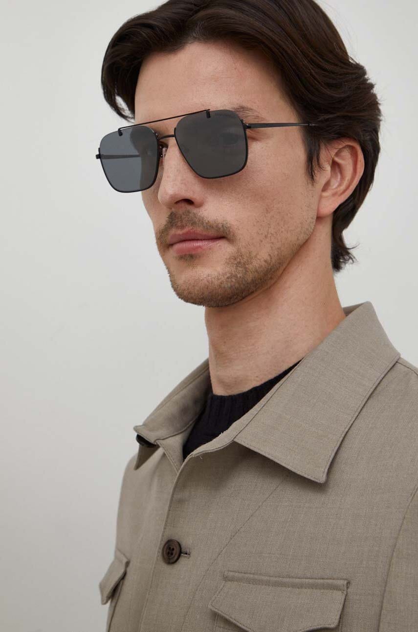 Emporio Armani ochelari de soare barbati, culoarea negru