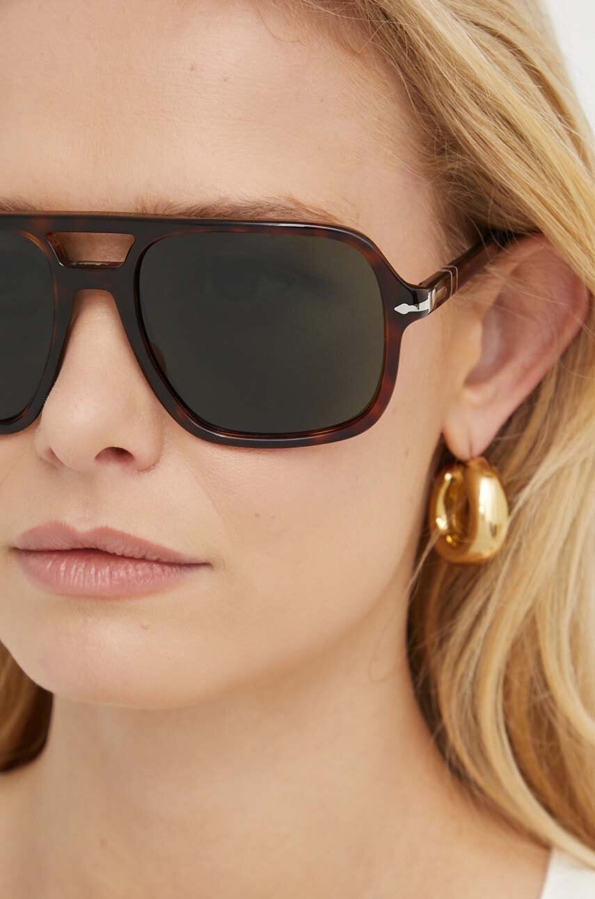 Сонцезахисні окуляри Persol чоловічі колір коричневий 0PO3328S 