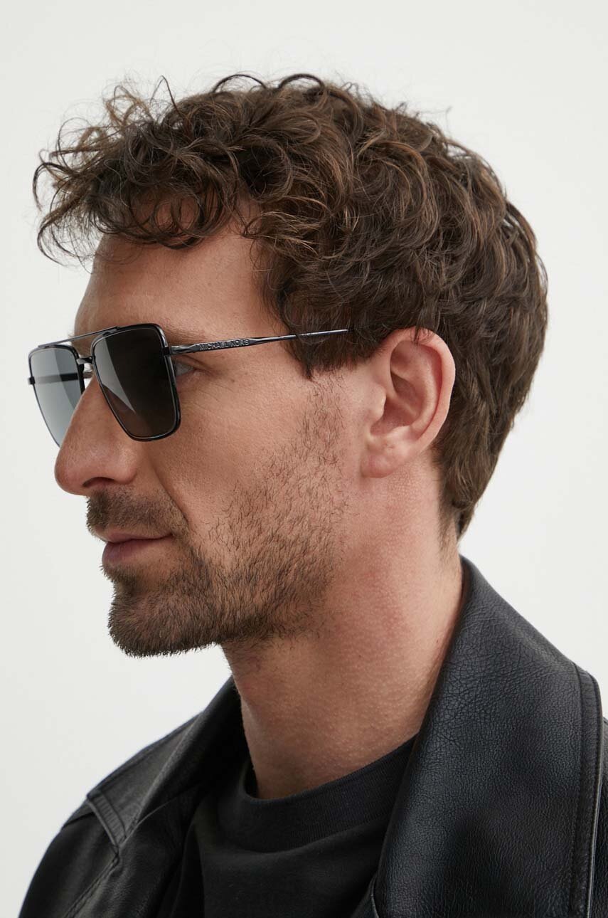 Γυαλιά ηλίου Michael Kors BLUE RIDGE χρώμα: μαύρο, 0MK1154 φωτογραφία