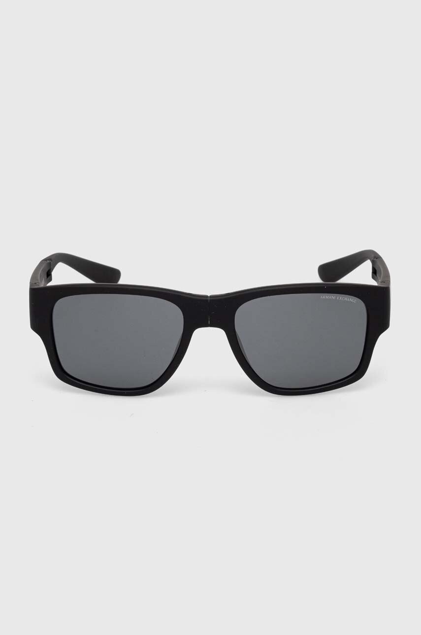 Armani Exchange ochelari de soare barbati, culoarea negru, 0AX4141SU