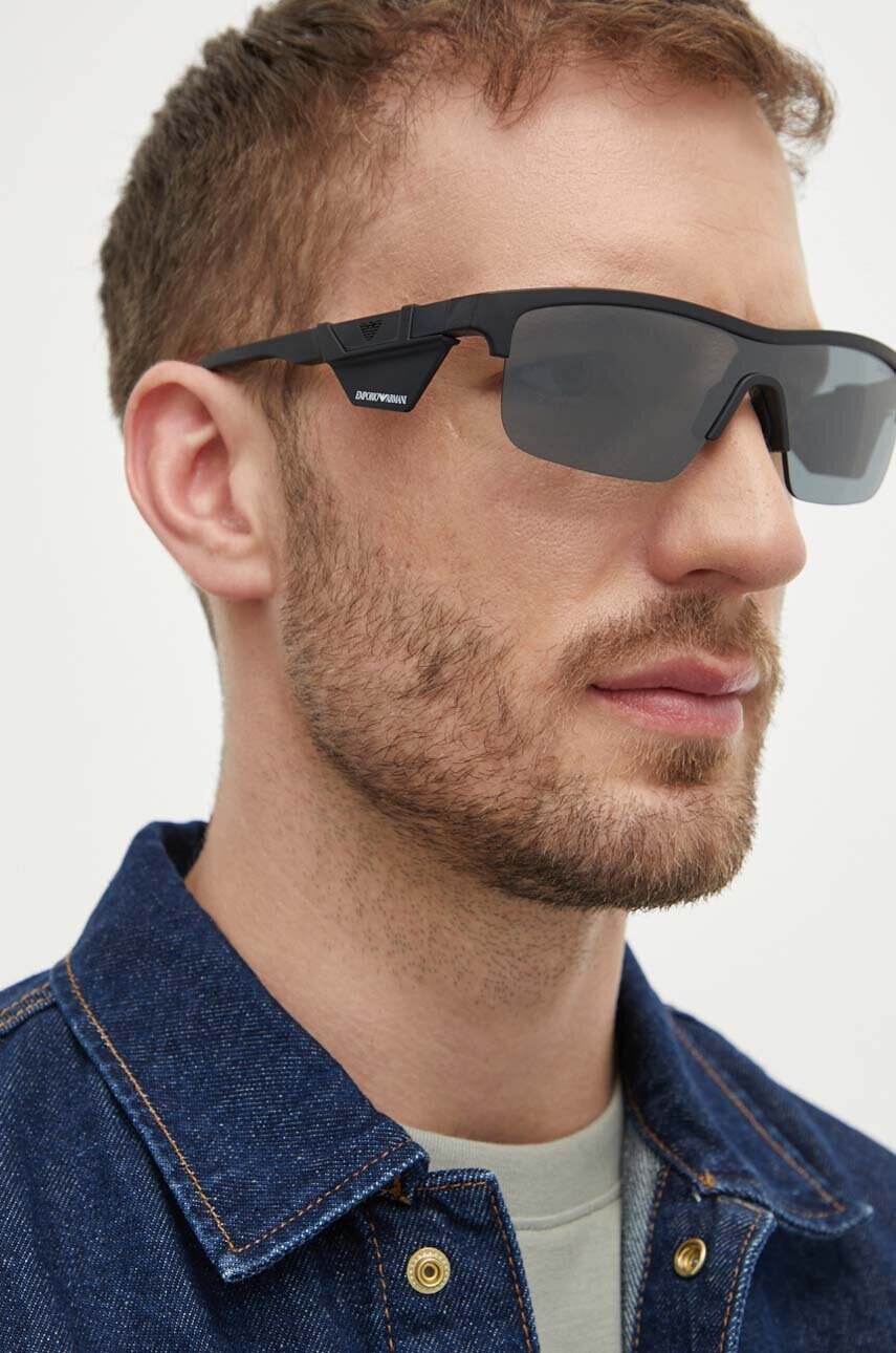 Emporio Armani ochelari de soare barbati, culoarea negru