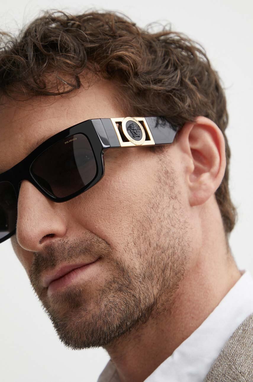 Γυαλιά ηλίου Versace χρώμα: μαύρο, 0VE4416U 0VE4416U φωτογραφία