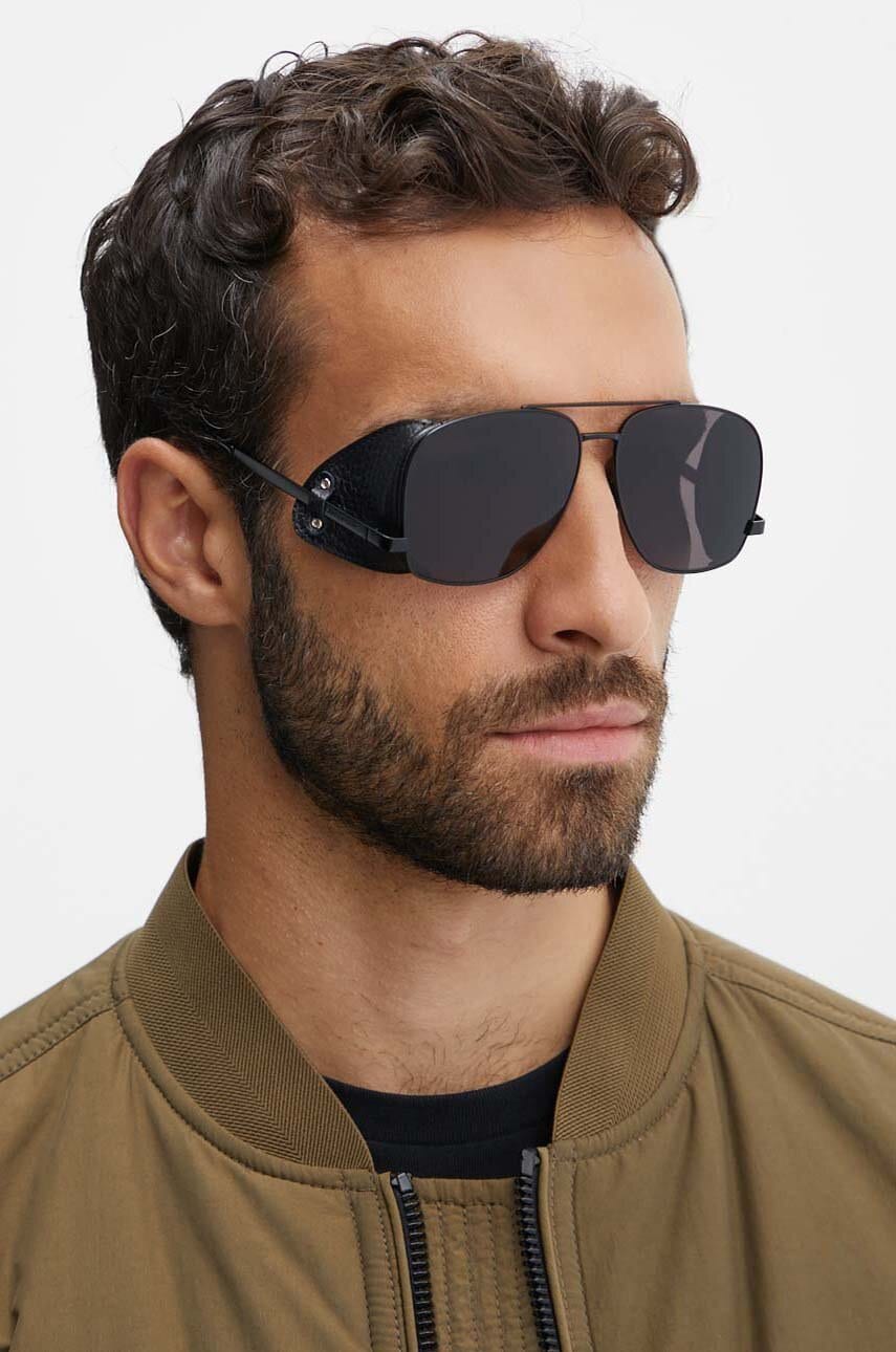 Saint Laurent ochelari de soare barbati, culoarea negru, SL 653 LEON Saint Laurent ochelari de soare barbati, culoarea negru, SL 653 LEON