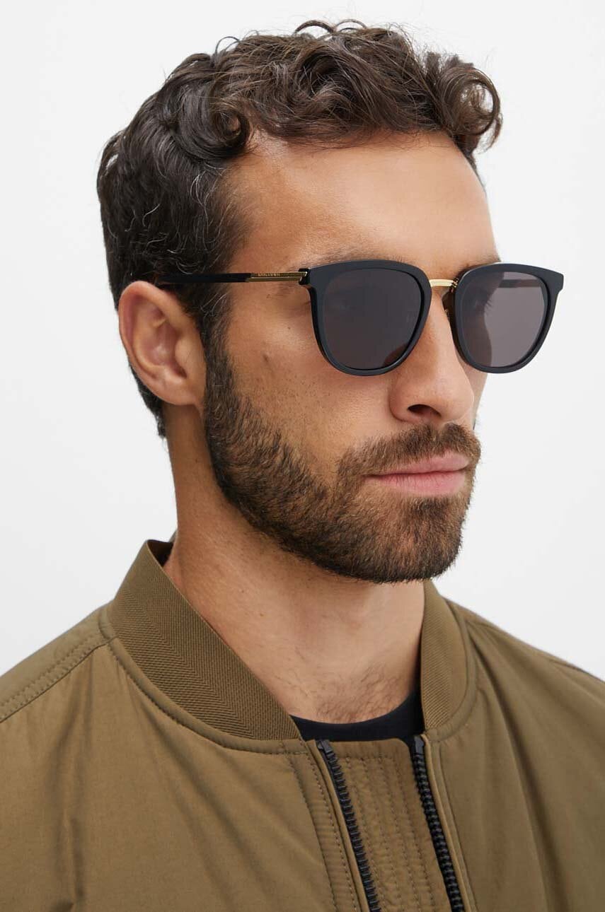 Bottega Veneta ochelari de soare barbati, culoarea negru, BV1298SA Bottega Veneta ochelari de soare barbati, culoarea negru, BV1298SA