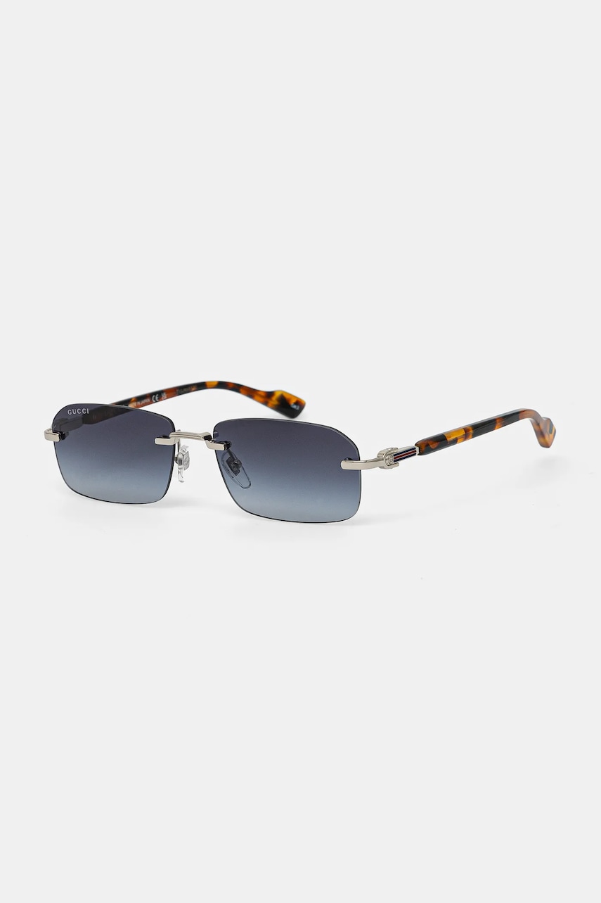 Gucci ochelari de soare barbati, culoarea portocaliu, GG1221S