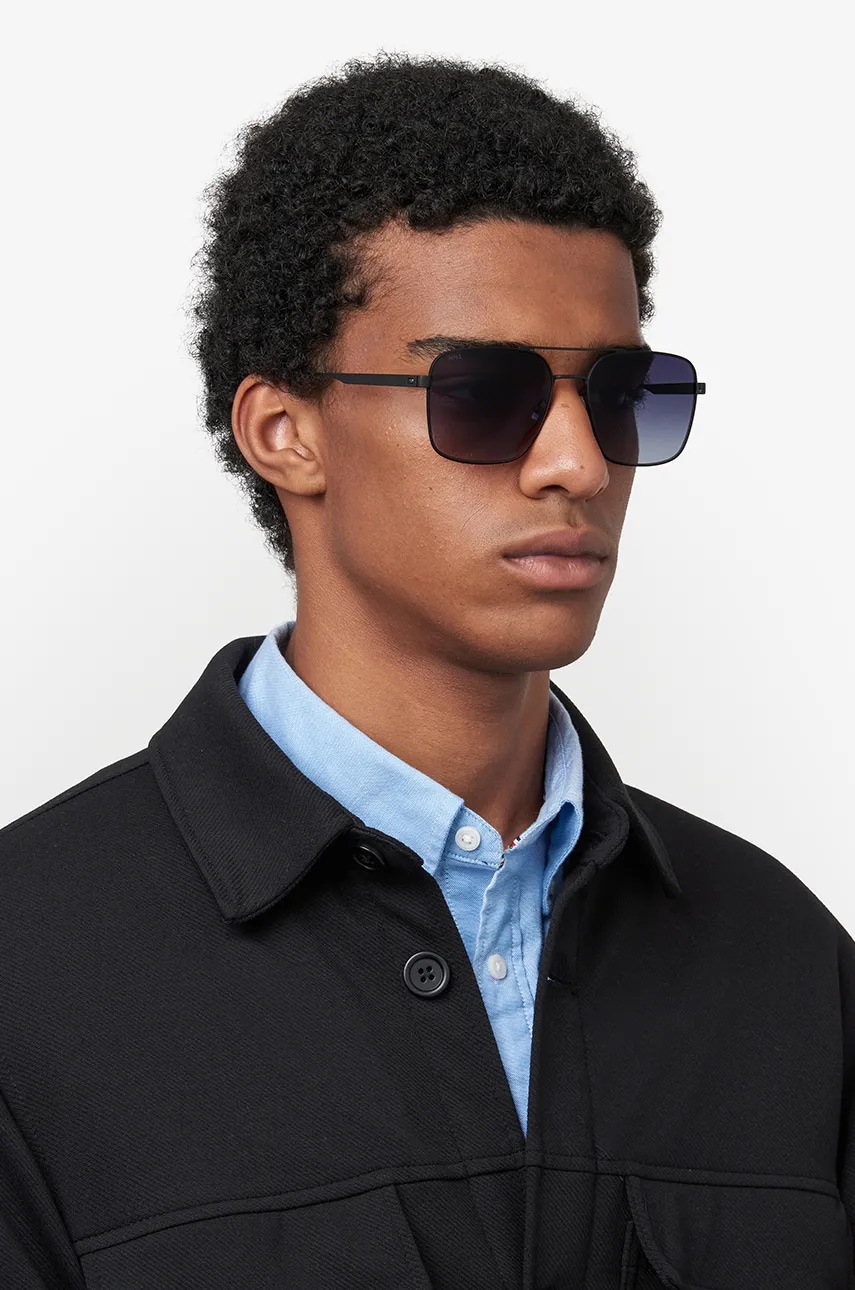 BOSS ochelari de soare barbati, culoarea negru, BOSS 1695/S