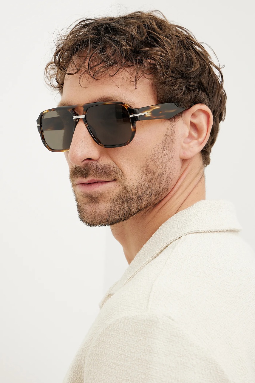 BOSS ochelari de soare barbati, culoarea maro, BOSS 1718/S