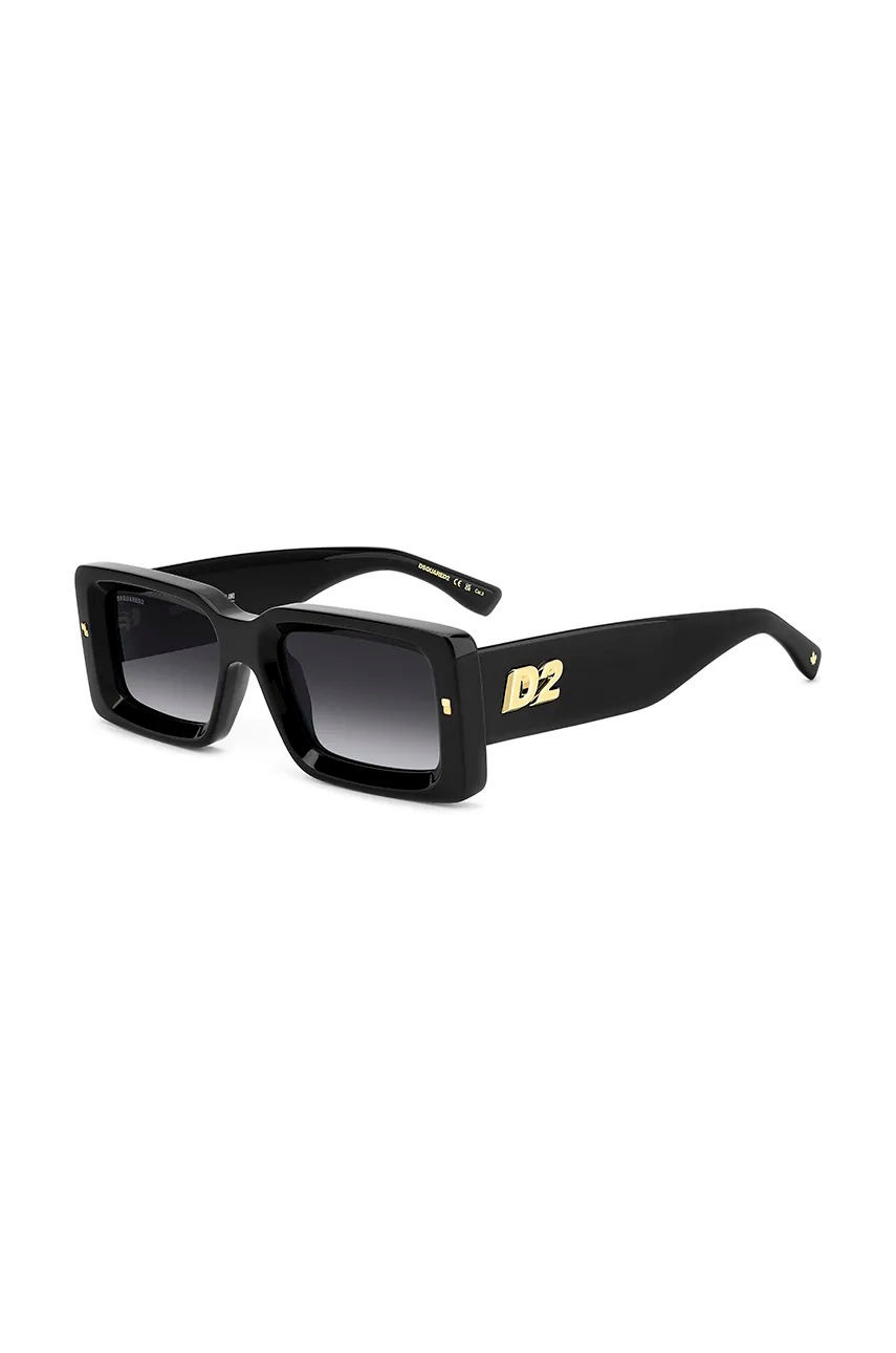 Солнцезащитные очки DSQUARED2 мужские цвет чёрный D2 0142/S Солнцезащитные очки DSQUARED2 мужские цвет чёрный D2 0142/S