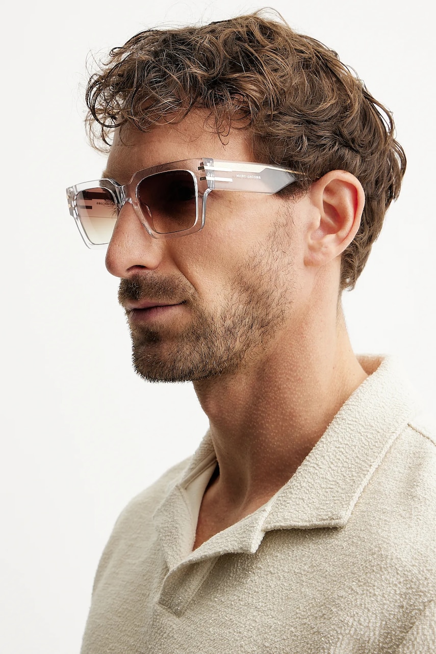 Marc Jacobs ochelari de soare barbati, culoarea transparent, MARC 787/S