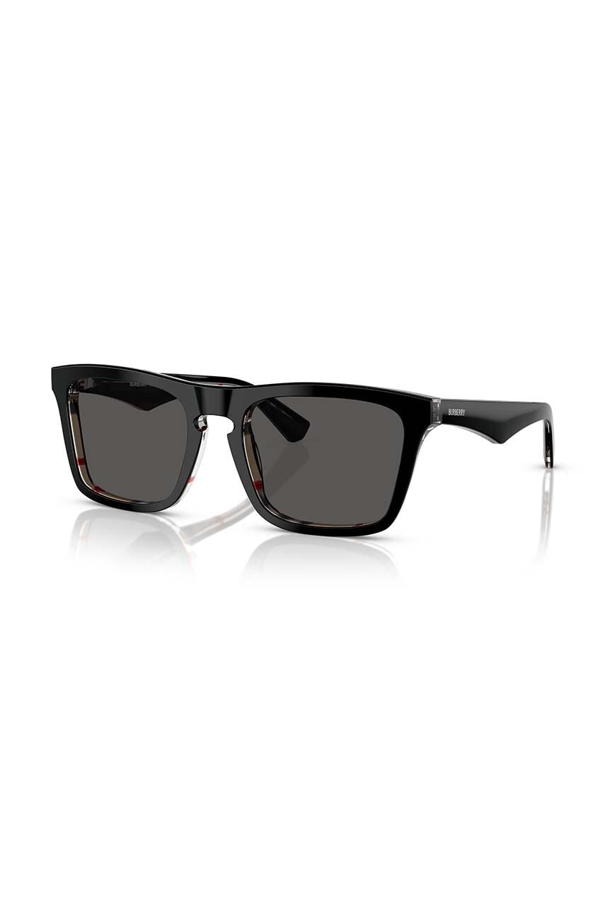 Burberry ochelari de soare barbati, culoarea negru, 0BE4434 Burberry ochelari de soare barbati, culoarea negru, 0BE4434