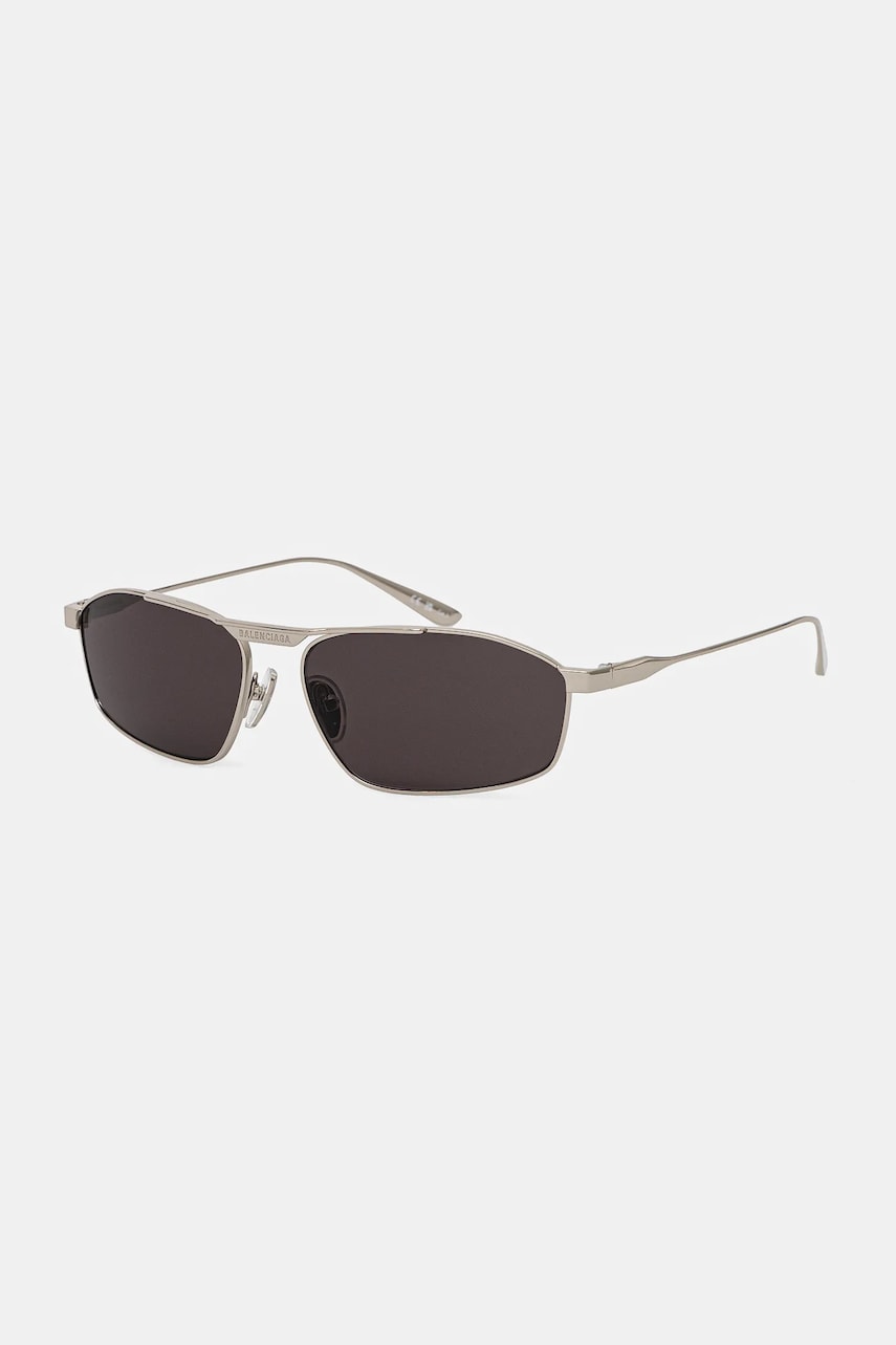 Balenciaga ochelari de soare barbati, culoarea argintiu, BB0416S Balenciaga ochelari de soare barbati, culoarea argintiu, BB0416S