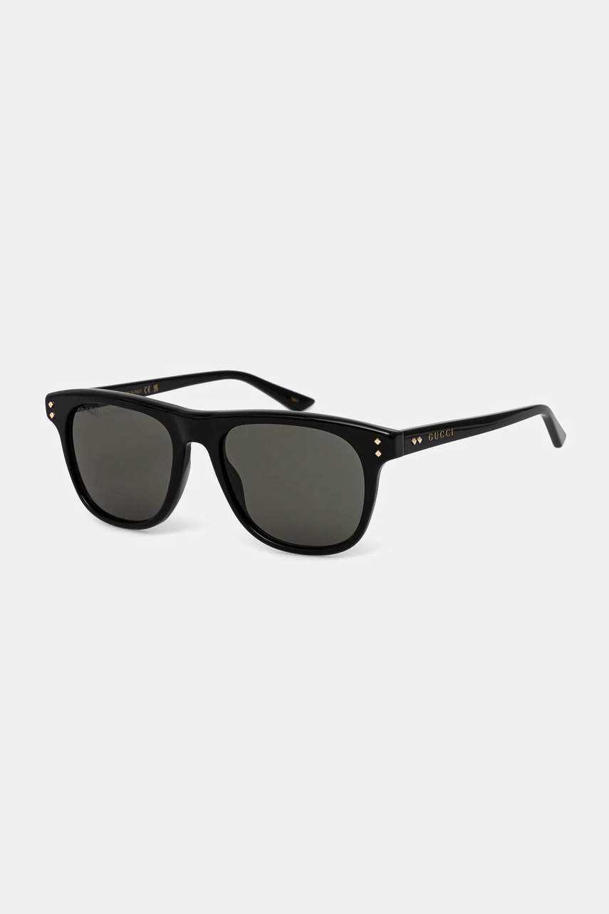 Gucci ochelari de soare barbati, culoarea negru, GG1893S