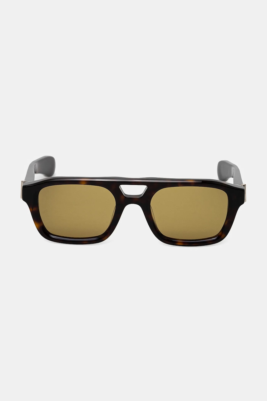 Солнцезащитные очки Alexander McQueen мужские цвет оранжевый AM0505S Солнцезащитные очки Alexander McQueen мужские цвет оранжевый AM0505S