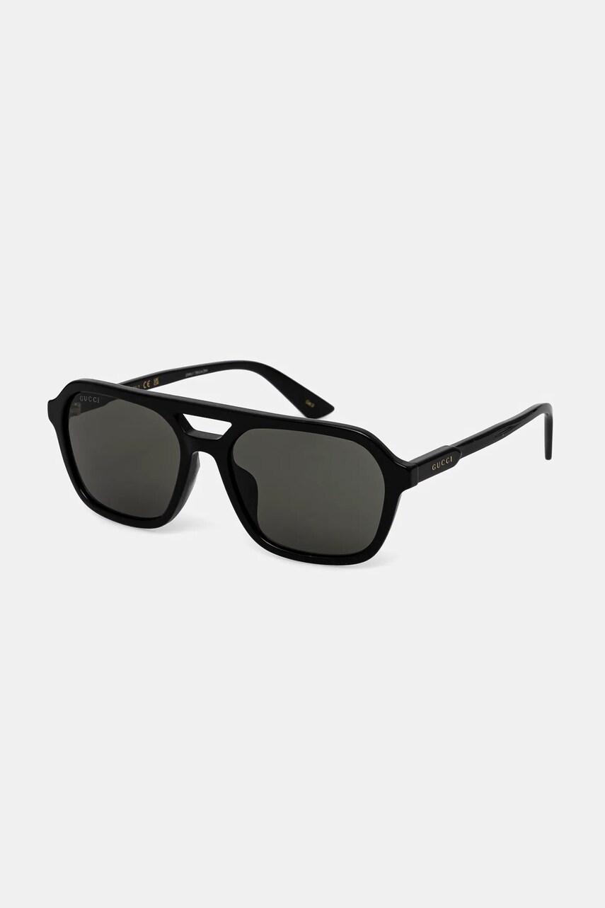 Gucci ochelari de soare barbati, culoarea negru, GG1823SA