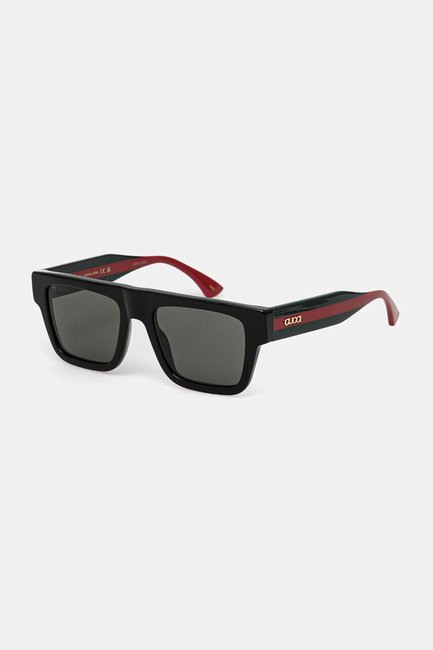 Gucci ochelari de soare barbati, culoarea negru, GG1868S