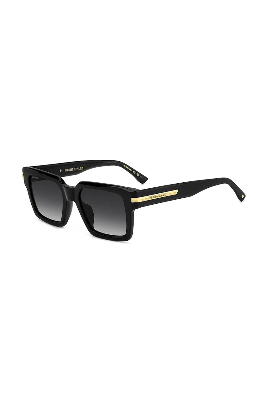 DSQUARED2 ochelari barbati, culoarea negru, D2 0161/G/S DSQUARED2 ochelari barbati, culoarea negru, D2 0161/G/S