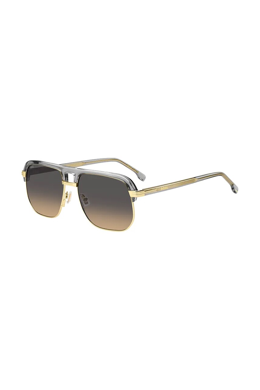 BOSS ochelari barbati, culoarea gri, BOSS 1752/S