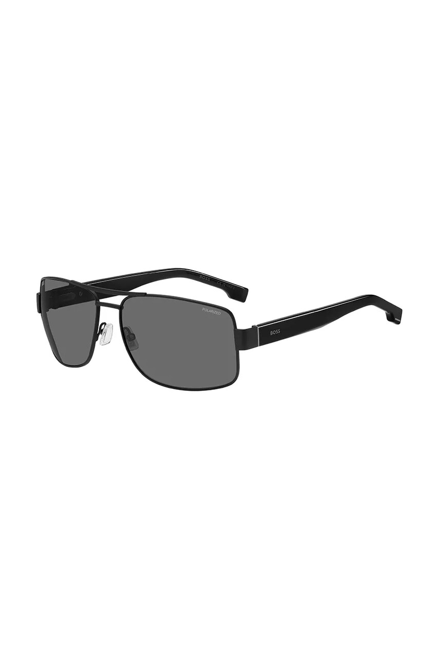 BOSS ochelari de soare barbati, culoarea negru, BOSS 1761/S