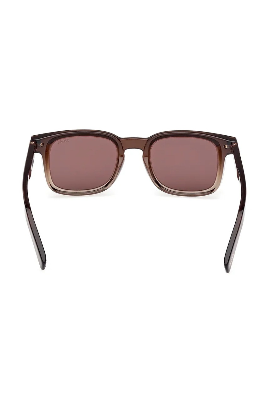 Γυαλιά ηλίου Zegna χρώμα: καφέ, EZ0230_5050E φωτογραφία