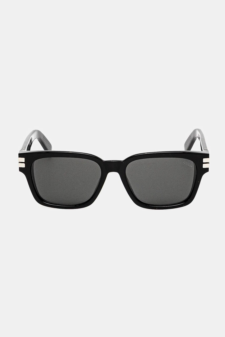 Γυαλιά ηλίου Zegna ανδρικό, χρώμα: μαύρο, EZ0237_5501A φωτογραφία