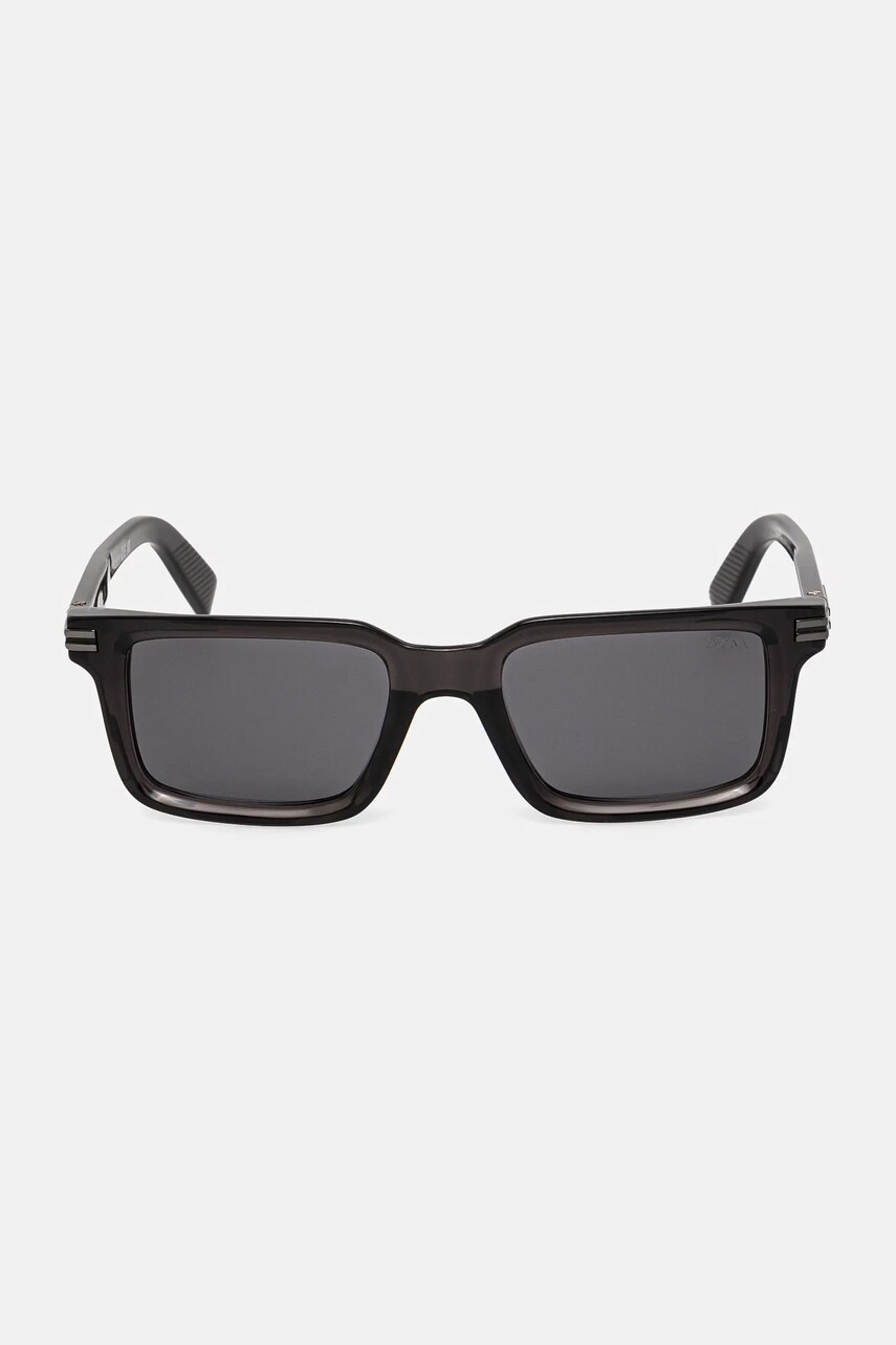 Γυαλιά ηλίου Zegna χρώμα: μαύρο, EZ0249_5320D φωτογραφία