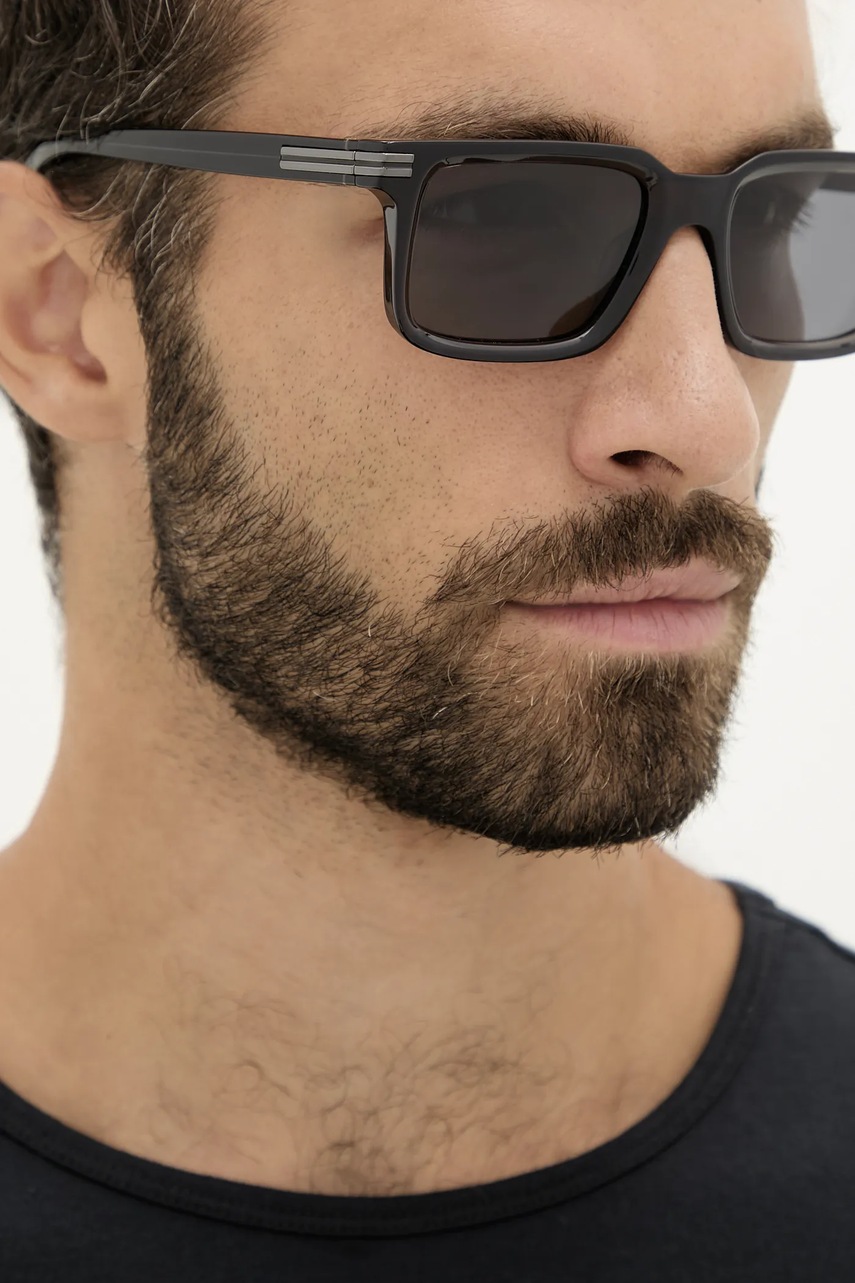 Γυαλιά ηλίου Zegna χρώμα: μαύρο, EZ0249_5320D φωτογραφία