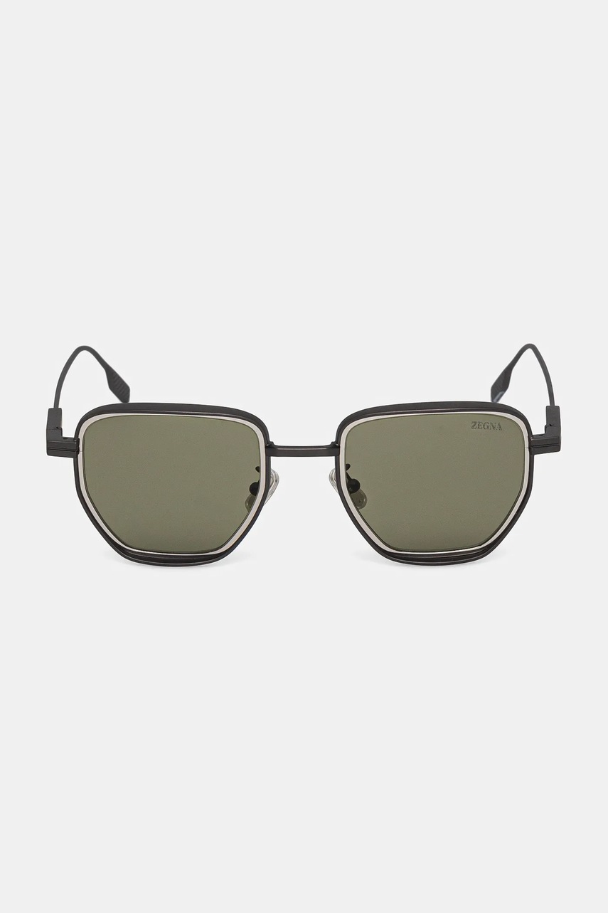 Γυαλιά ηλίου Zegna ανδρικά, χρώμα: ασημί, EZ0256_4909N φωτογραφία