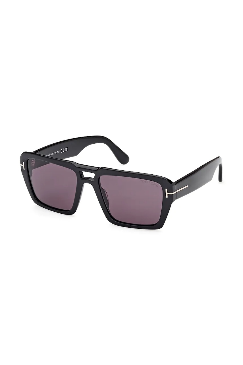 Tom Ford ochelari de soare Redford bărbați, culoarea negru, FT1153_5601A Tom Ford ochelari de soare Redford bărbați, culoarea negru, FT1153_5601A