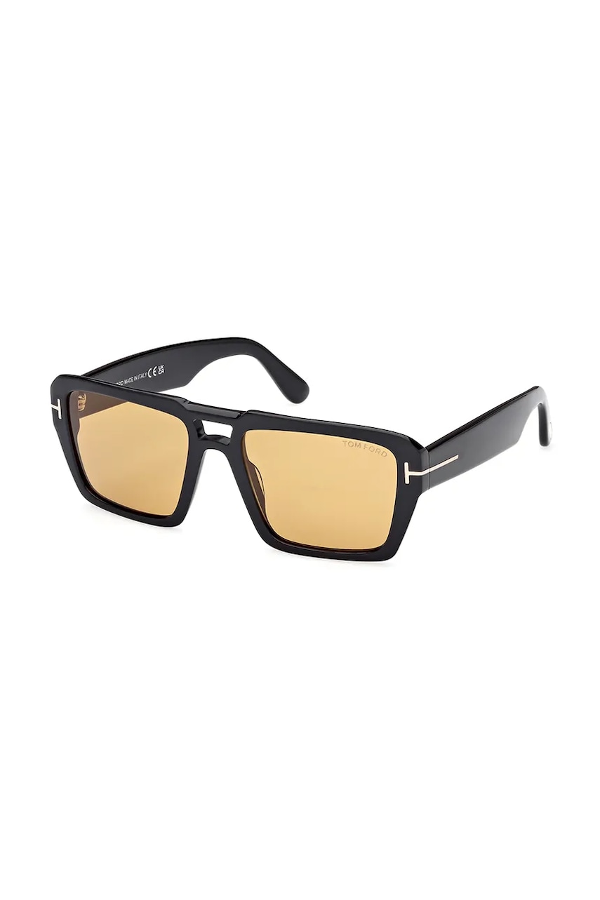 Tom Ford ochelari de soare Redford bărbați, culoarea negru, FT1153_5601E Tom Ford ochelari de soare Redford bărbați, culoarea negru, FT1153_5601E