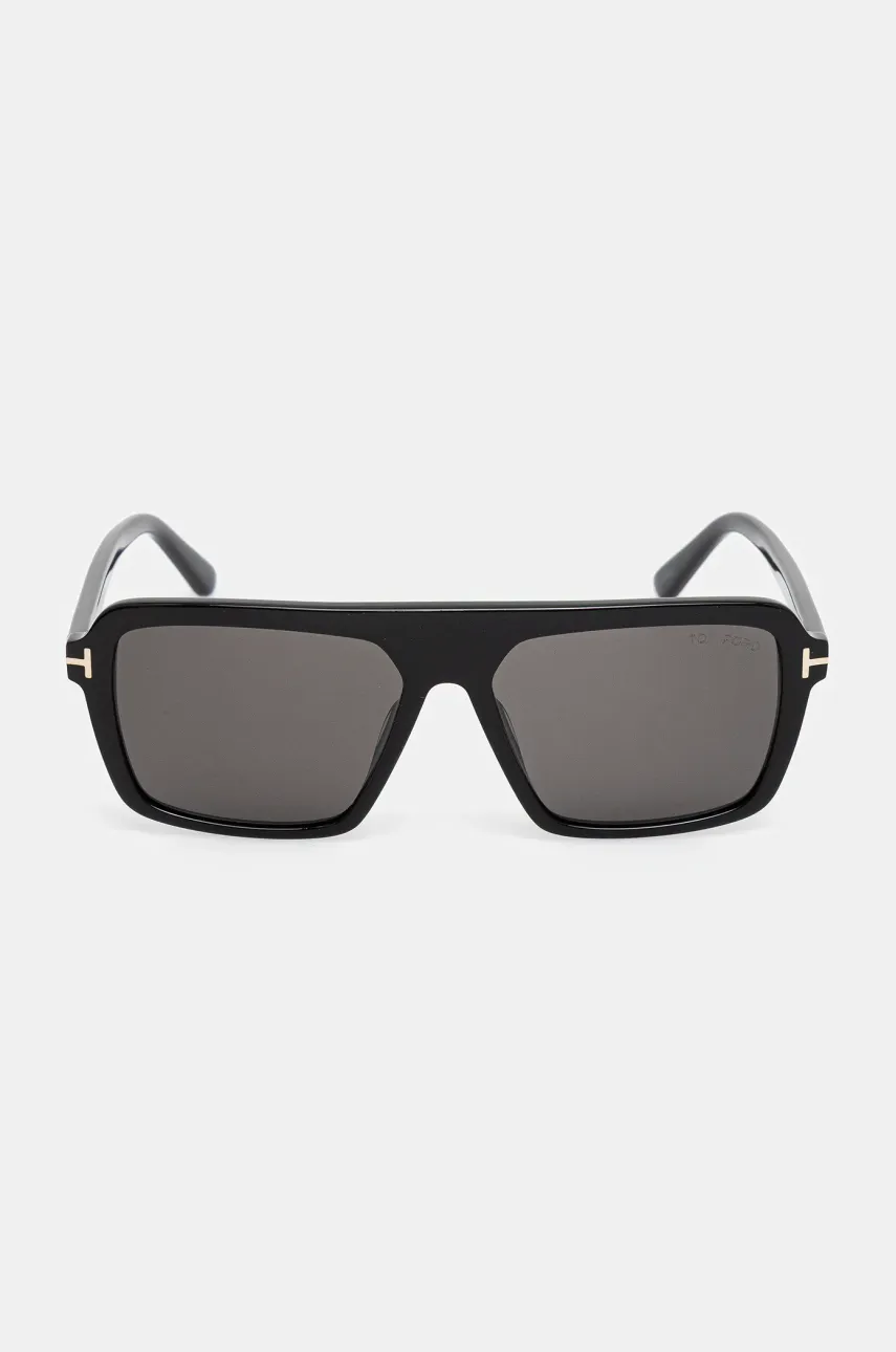 Солнцезащитные очки Tom Ford Vincent мужские цвет чёрный FT1176_5601A Солнцезащитные очки Tom Ford Vincent мужские цвет чёрный FT1176_5601A