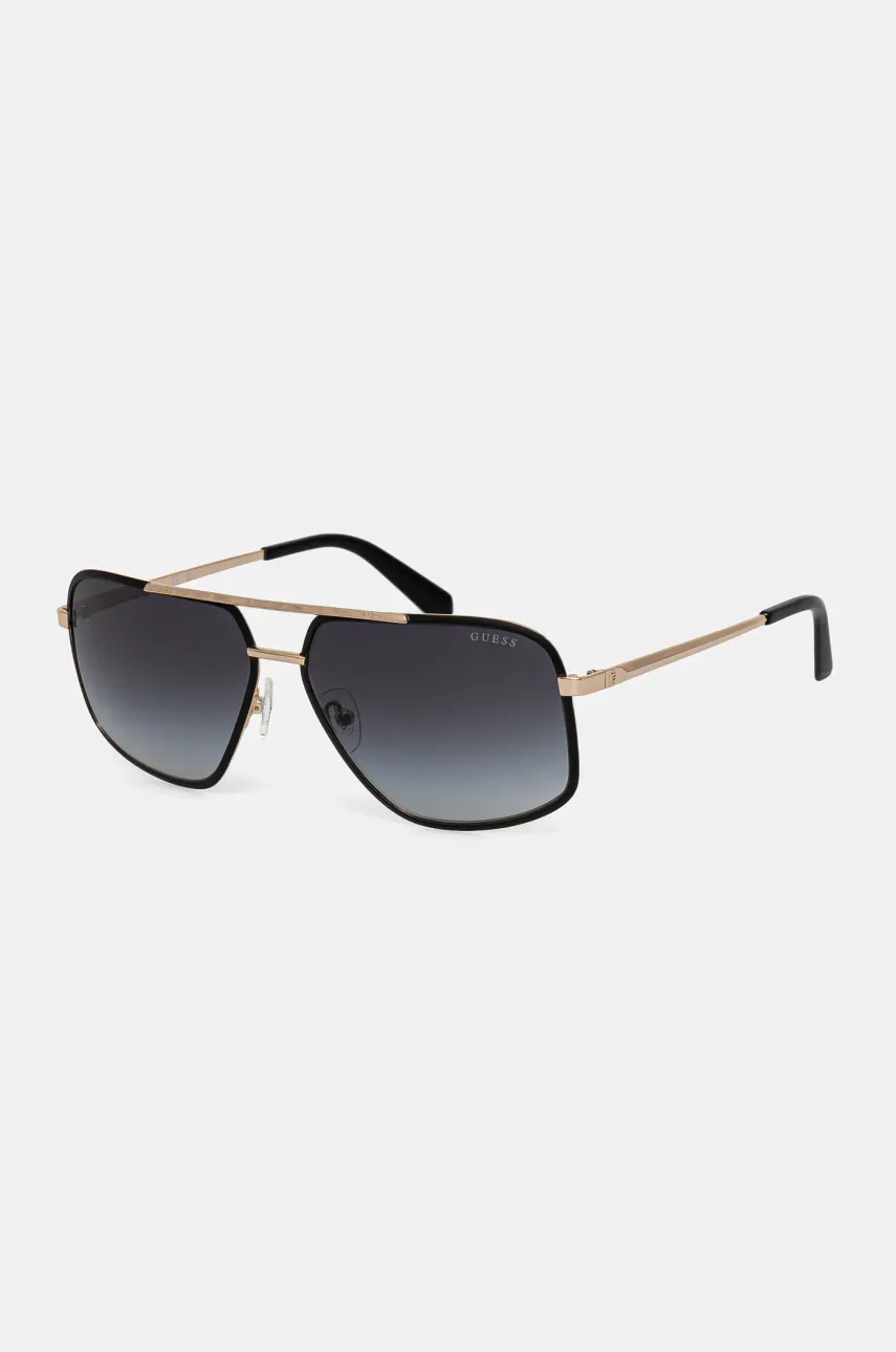 Levně Sluneční brýle Guess pánské, zlatá barva, GU00167_6002B