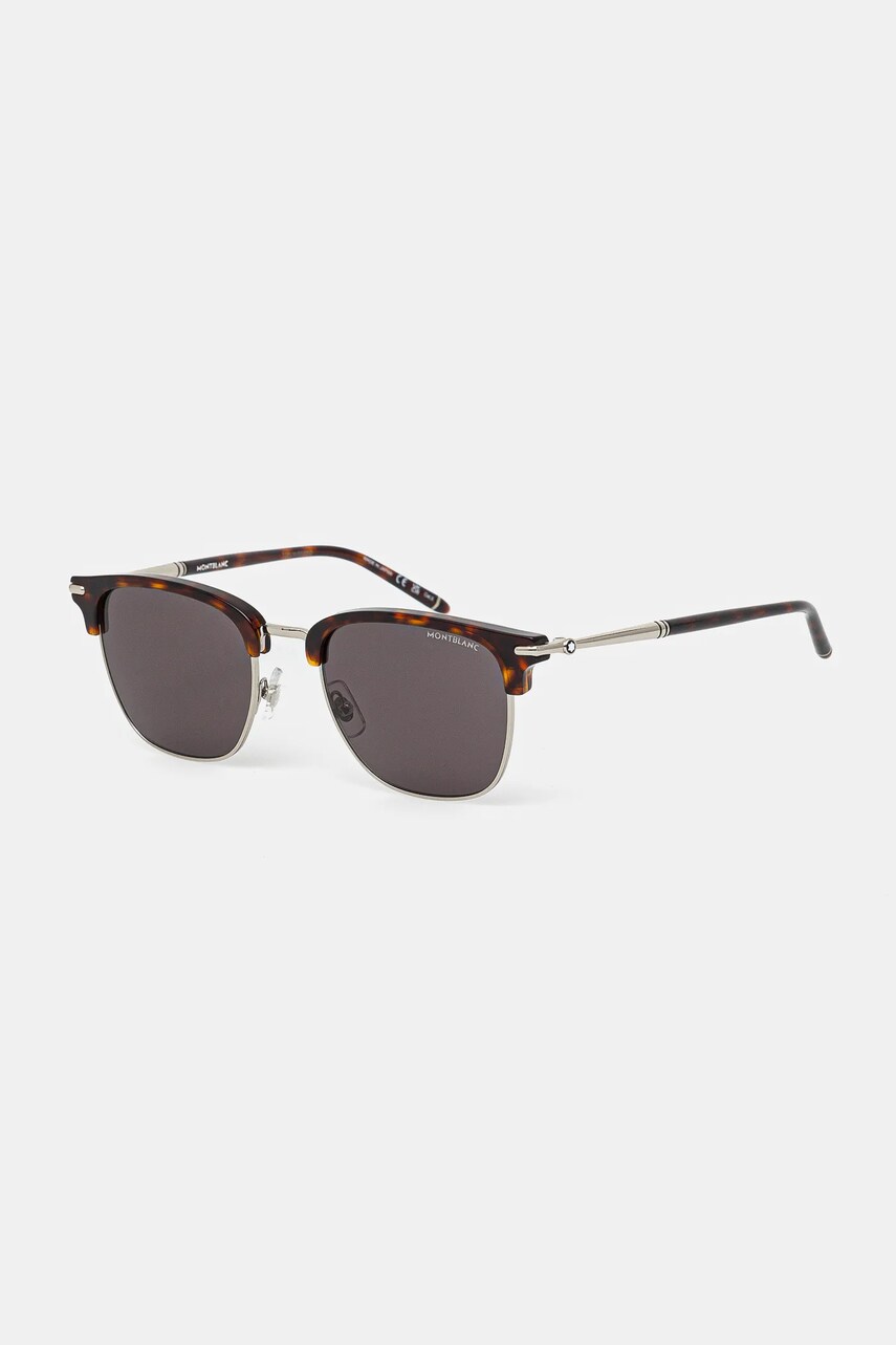 Montblanc ochelari de soare barbati, culoarea bordo, MB0242S