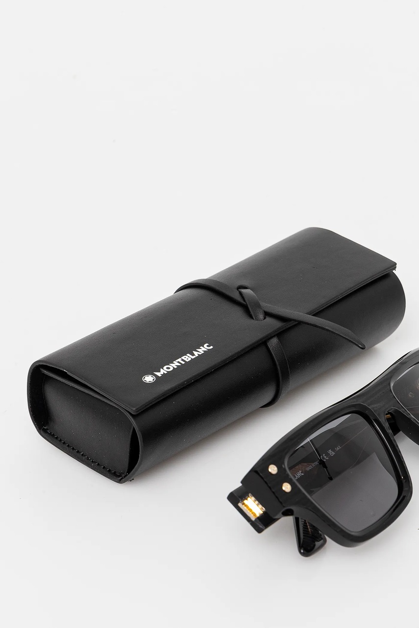 Γυαλιά Montblanc χρώμα: μαύρο, MB0253S φωτογραφία